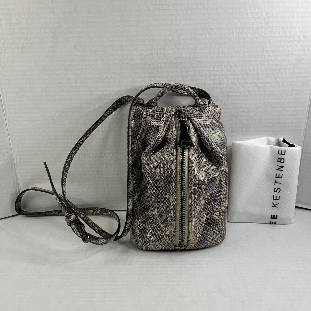 Aimee Kestenberg Leather Crossbody Snake Multicolored Bag